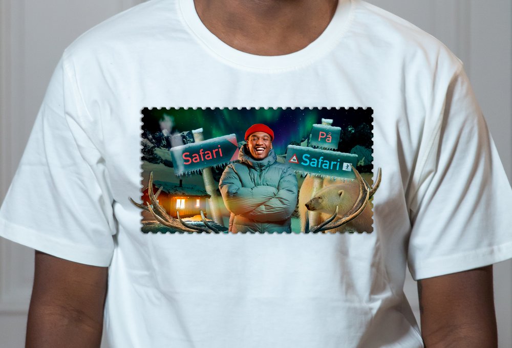 Unisex T-Shirt Hvit - Safari på safari sesong 2