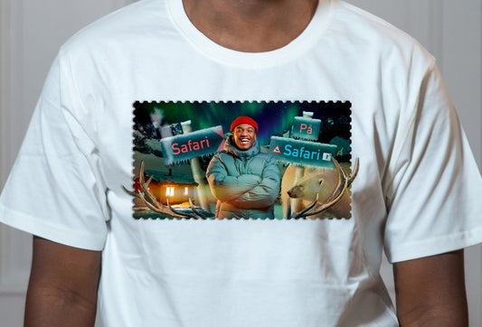 Unisex T-Shirt Hvit - Safari på safari sesong 2