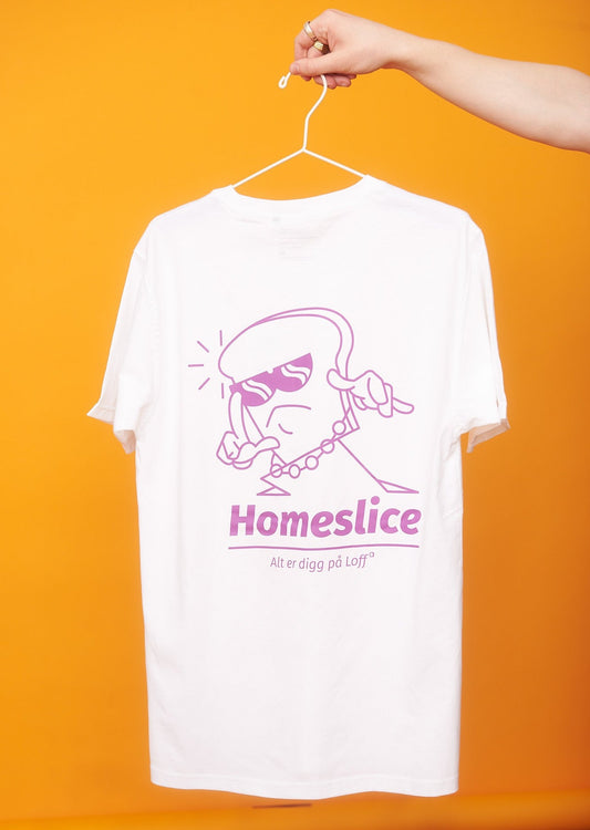 Loff Homeslice | T-skjorte | Hvit