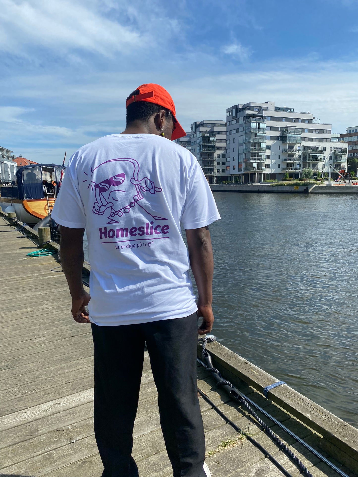 Loff Homeslice | T-skjorte | Hvit