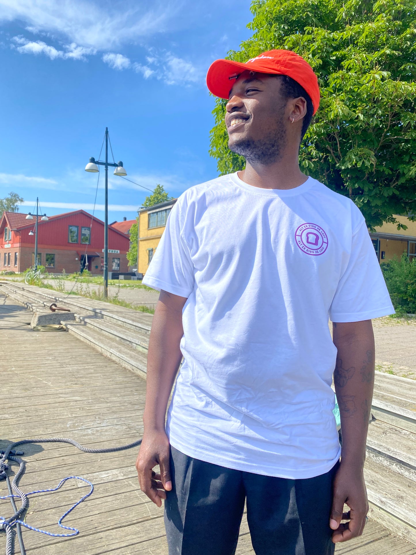 Loff Homeslice | T-skjorte | Hvit