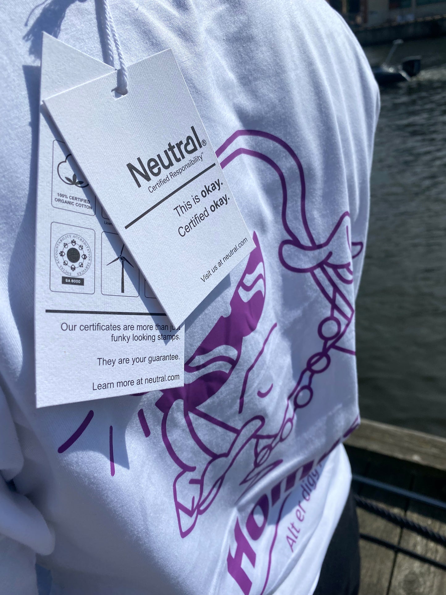 Loff Homeslice | T-skjorte | Hvit